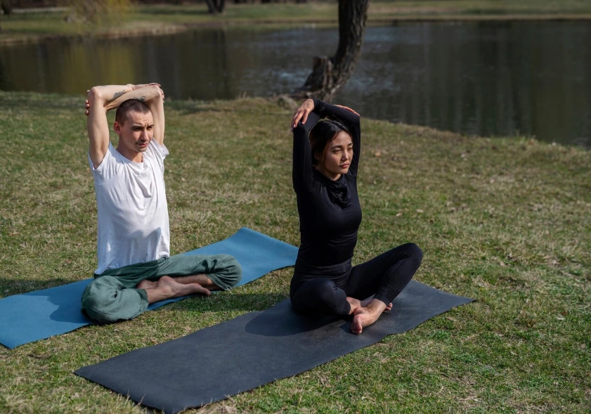yoga en pleine nature à Veigy-Foncenex